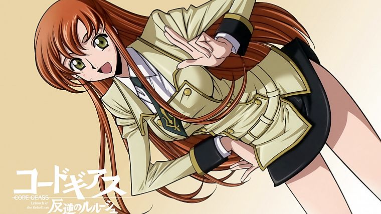Code Geass, school uniforms, Fenette Shirley, anime girls - desktop wallpaper