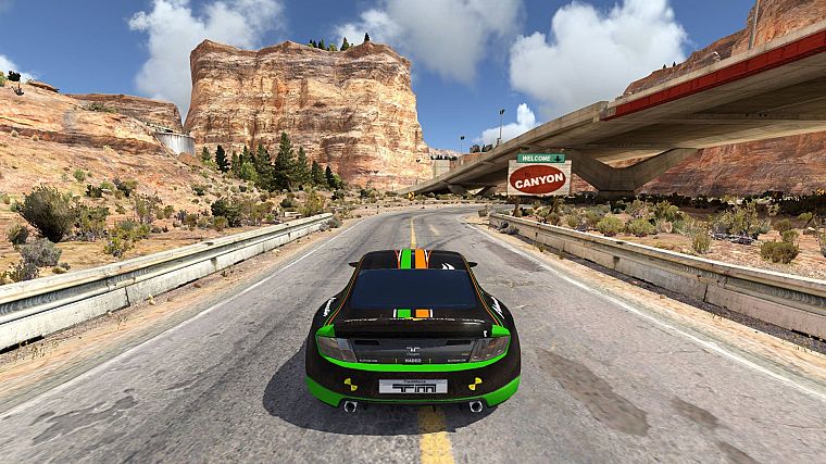 video games, canyon, track, Trackmania 2, racing cars - desktop wallpaper