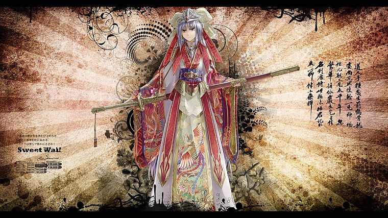 weapons, Japanese clothes, swords - desktop wallpaper