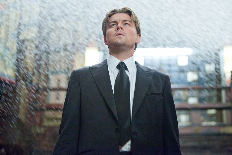 Inception, Leonardo DiCaprio, raindrops - desktop wallpaper