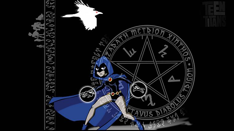 Teen Titans, Raven (character), DC Comics, ravens - desktop wallpaper