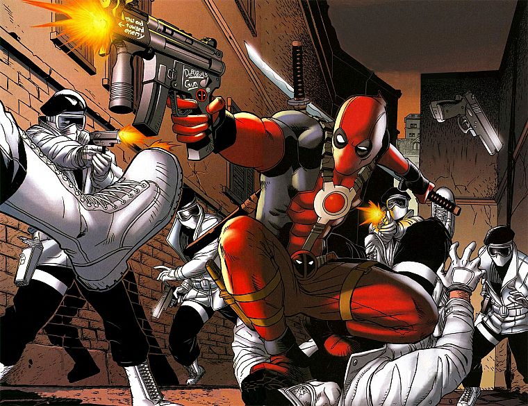 Deadpool Wade Wilson, Marvel Comics - desktop wallpaper