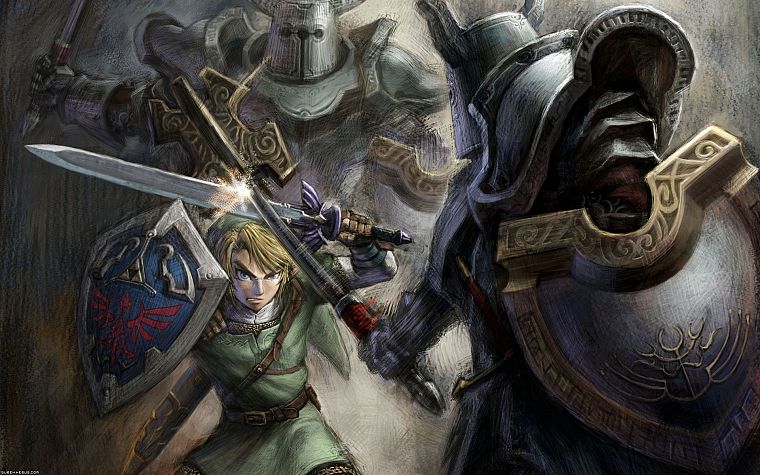 video games, Link, The Legend of Zelda, concept art - desktop wallpaper