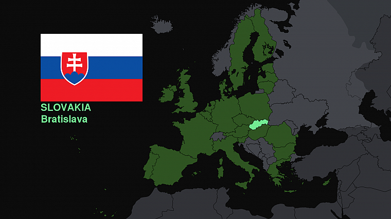 flags, Europe, maps, knowledge, countries, useful, Slovakia - desktop wallpaper