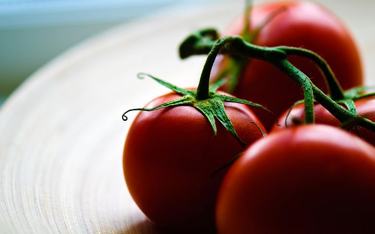 close-up, vegetables, food, tomatoes - desktop wallpaper