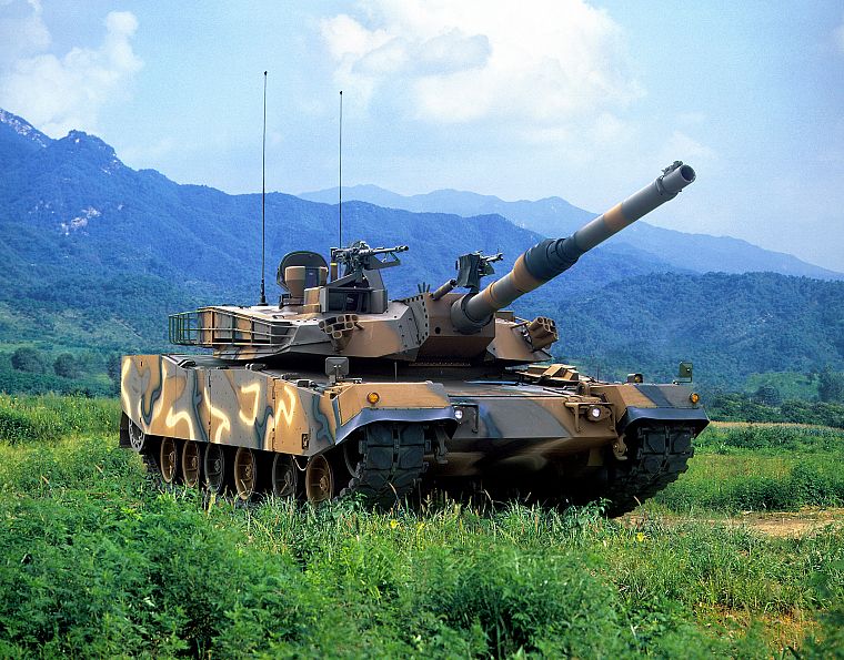 tanks, South Korea, K1A1 - desktop wallpaper