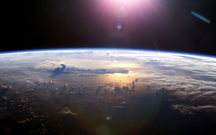 Earth, orbit - desktop wallpaper
