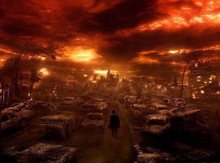 post-apocalyptic, Hell, Constantine, apocalypse - desktop wallpaper
