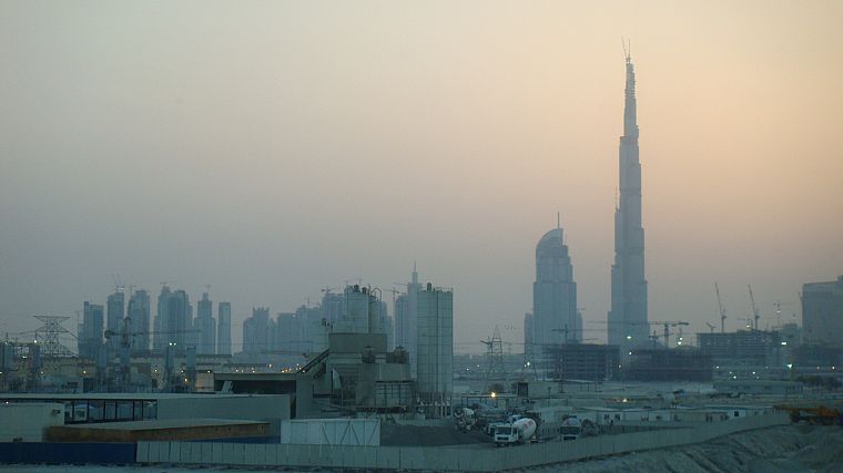 cityscapes, architecture, buildings, Dubai, industrial plants, city skyline, Burj Khalifa - desktop wallpaper
