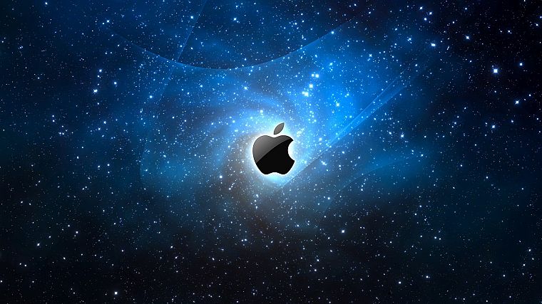 outer space, Apple Inc. - desktop wallpaper
