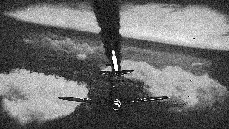 aircraft, military, smoke - desktop wallpaper