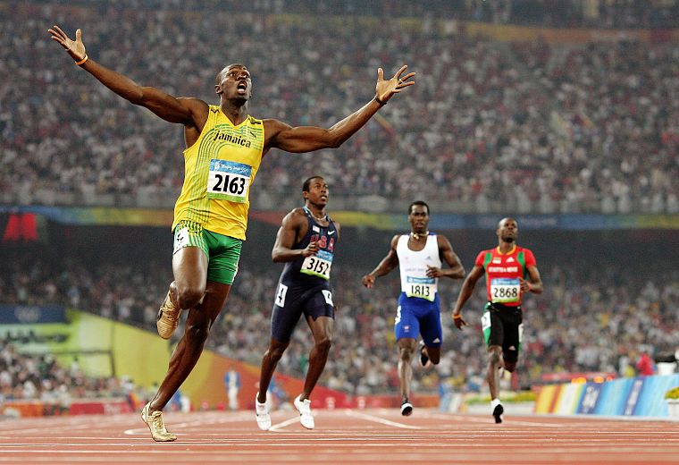 sports, men, athletics, Usain Bolt - desktop wallpaper