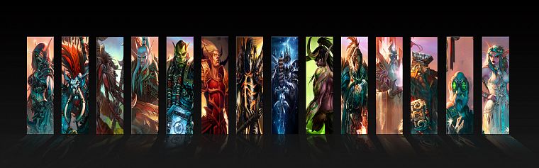 World of Warcraft, Lich King, deathwing, thrall, Sylvanas Windrunner, vol'jin, cairne bloodhoof - desktop wallpaper