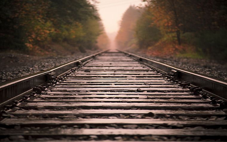 trains, railroad tracks, vehicles - desktop wallpaper