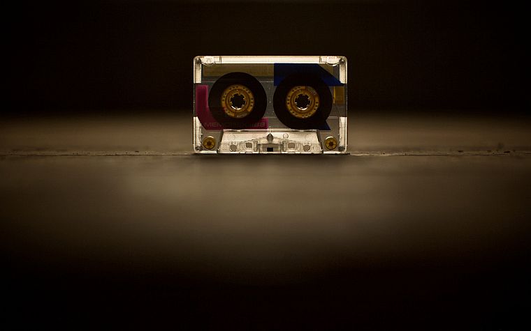 music, cassette - desktop wallpaper