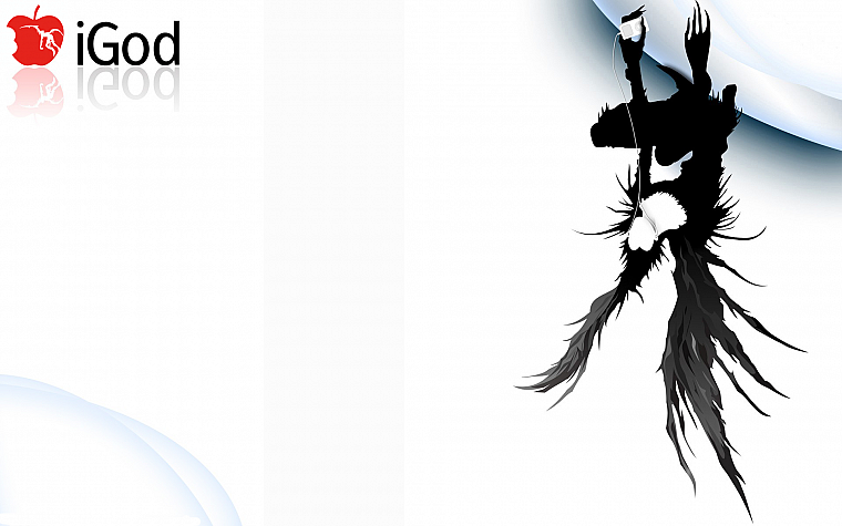 Death Note, iPod, Ryuk - desktop wallpaper