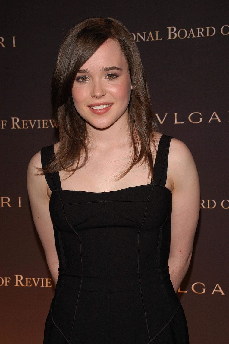 brunettes, women, Ellen Page, celebrity - desktop wallpaper