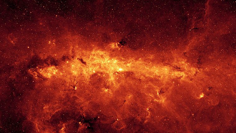 outer space, artwork, Milky Way - desktop wallpaper