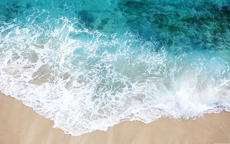 water, sand, shore, beaches - desktop wallpaper