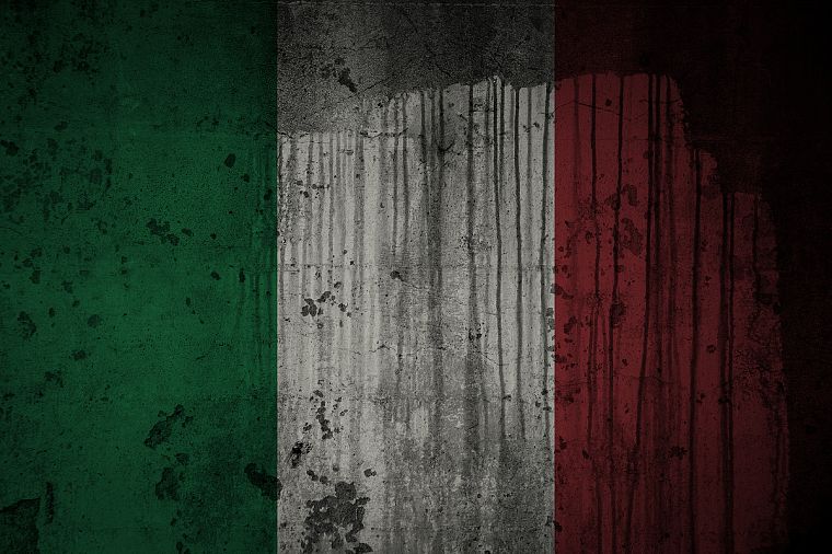 grunge, flags, Italian, Italy - desktop wallpaper