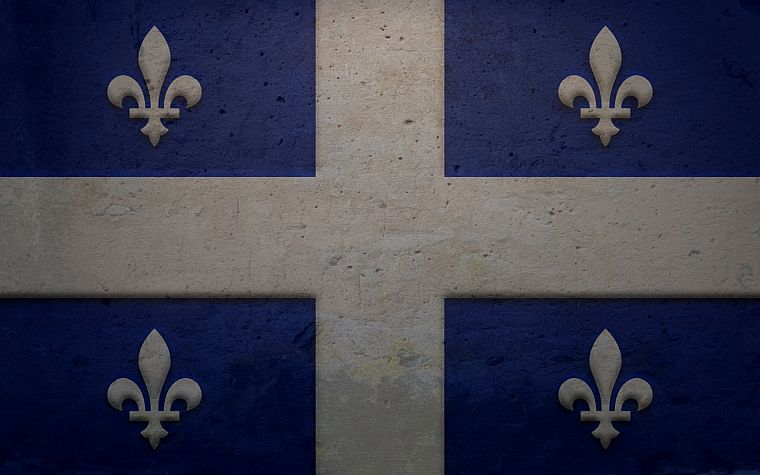 flags, Quebec - desktop wallpaper