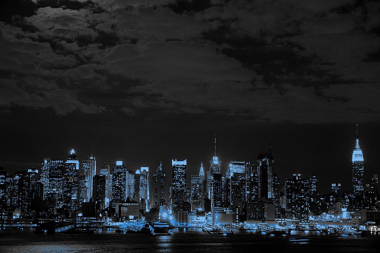 cityscapes, night, lights, urban - desktop wallpaper