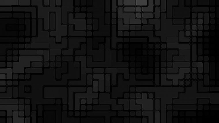 abstract, black, patterns - desktop wallpaper