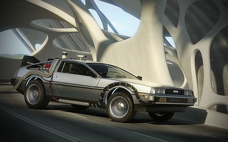 Back to the Future, DeLorean DMC-12 - desktop wallpaper