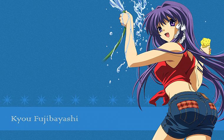Clannad, Fujibayashi Kyou, anime, anime girls - desktop wallpaper