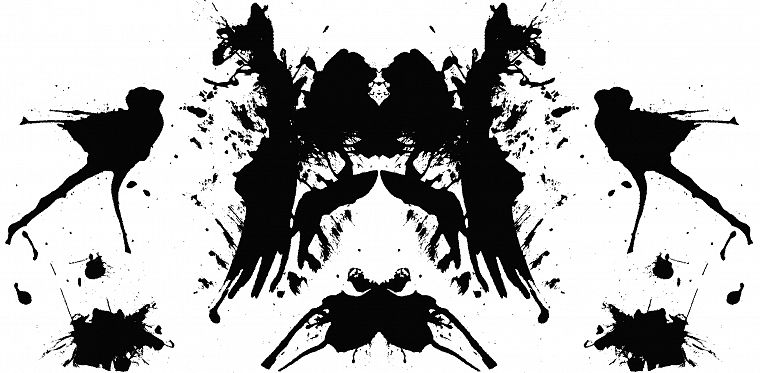 Rorschach test - desktop wallpaper