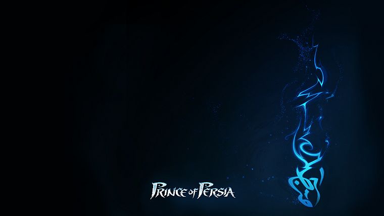 blue, minimalistic, Prince of Persia - desktop wallpaper