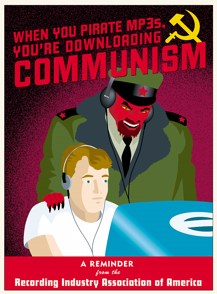 communism, pirates, devil - desktop wallpaper