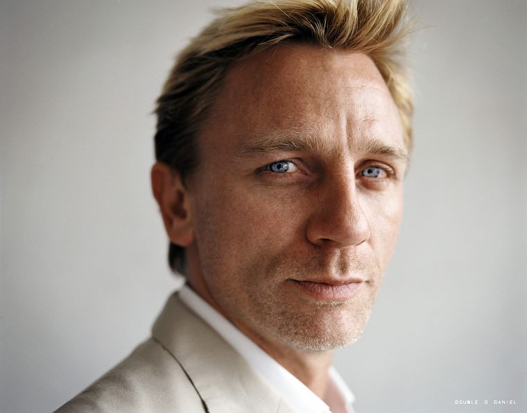 men, actors, Daniel Craig, faces - desktop wallpaper
