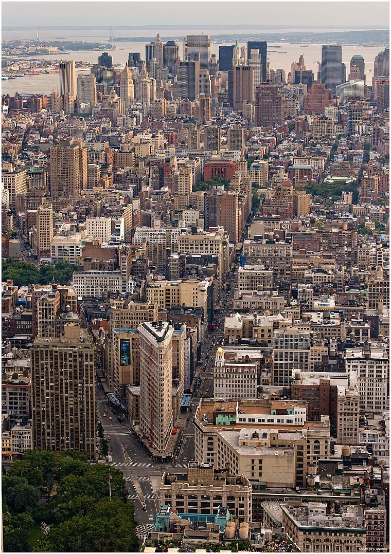 cityscapes, buildings, traffic, New York City, Manhattan, skyscrapers - desktop wallpaper