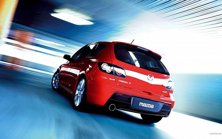 cars, Mazda, red cars - desktop wallpaper