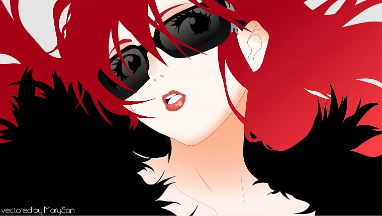 vectors, Tengen Toppa Gurren Lagann, Littner Yoko, anime girls - desktop wallpaper