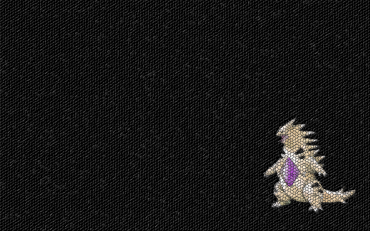Pokemon, mosaic, Tyranitar - desktop wallpaper