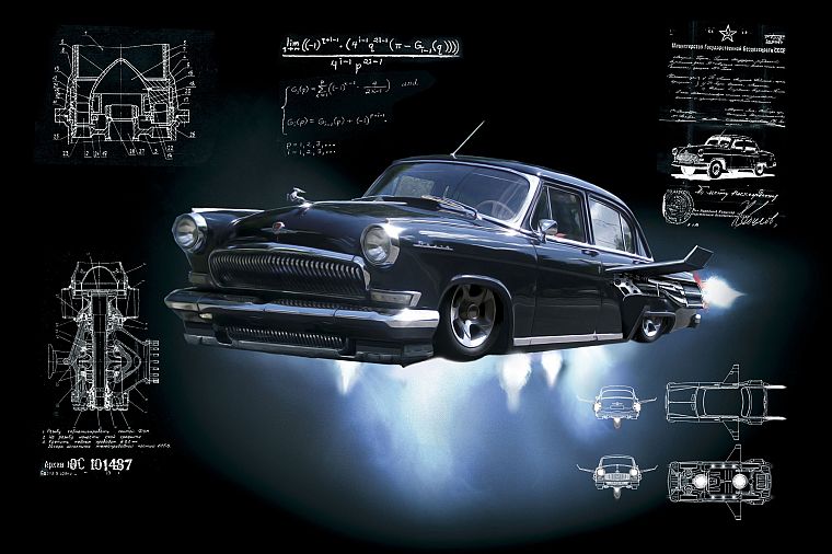 movies, cars, Black Lightning, GAZ Volga, russian cars, Russians - desktop wallpaper