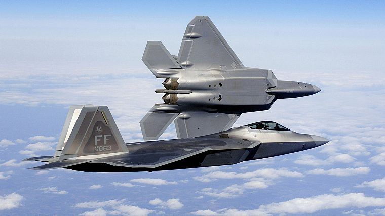 aircraft, military, F-22 Raptor, fighter jets - desktop wallpaper