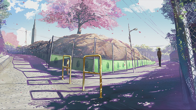Makoto Shinkai, 5 Centimeters Per Second, artwork - desktop wallpaper