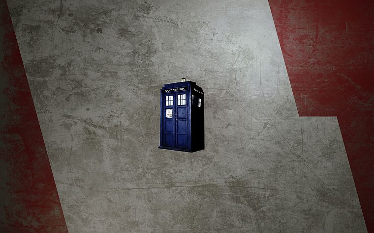 abstract, outer space, TARDIS, police, time travel, Doctor Who - desktop wallpaper