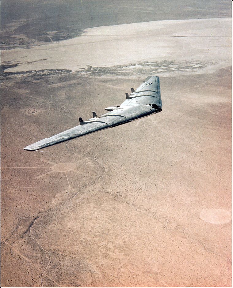 aircraft, bomber, prototypes, planes, United States Air Force, vehicles, Northrop YB-49 - desktop wallpaper