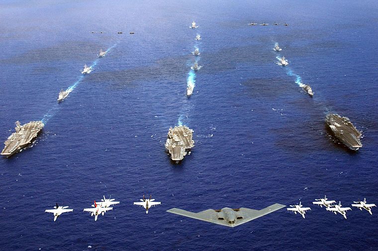 navy, shield, jet aircraft, B-2 Spirit - desktop wallpaper