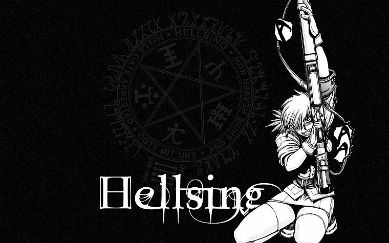 Hellsing, vampires, Seras Victoria, anime - desktop wallpaper