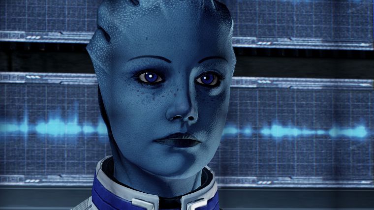 Mass Effect 2, Liara TSoni - desktop wallpaper