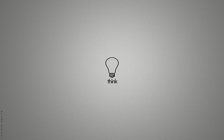 minimalistic, light bulbs - desktop wallpaper