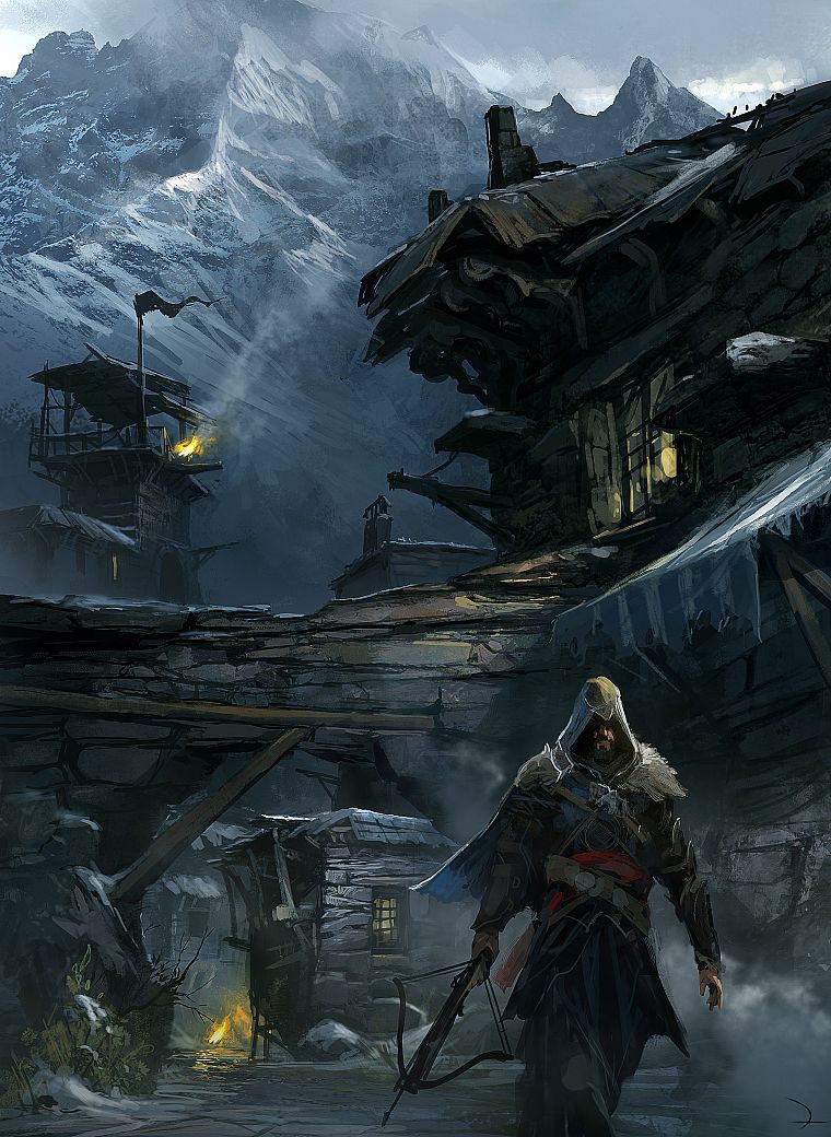 video games, Assassins Creed, artwork - desktop wallpaper