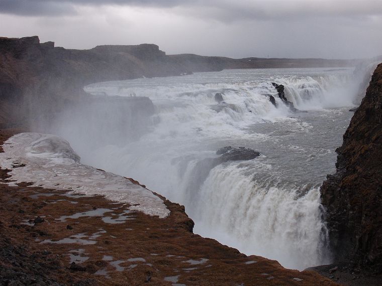 landscapes, nature, Iceland, waterfalls - desktop wallpaper