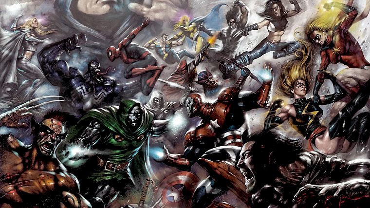 comics, Marvel Comics, X-Force, Dark Avengers - desktop wallpaper