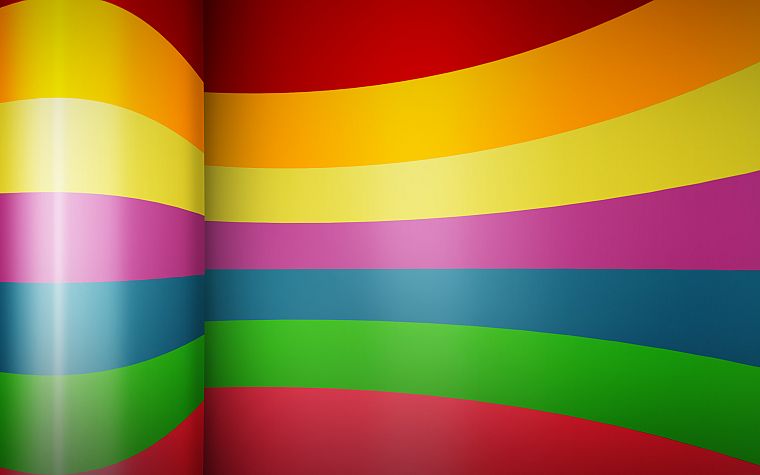 abstract, multicolor, rainbows, digital art - desktop wallpaper